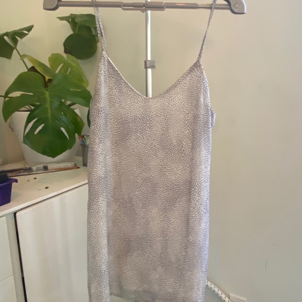 Topshop Honey Punch animal print tank slip dress